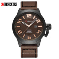 CURREN 8270 Mens Watches Top Brand Luxury Sport Quartz-Watch Leather Strap Clock Men Waterproof Wristwatch relogio masculino